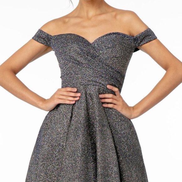 Sweetheart Neck Off Shoulder Prom Dress GSGL1827 - Picture 2 of 5